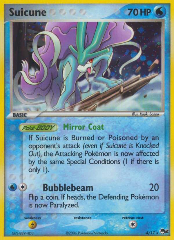 POP Series 2 Holo Suicune #4